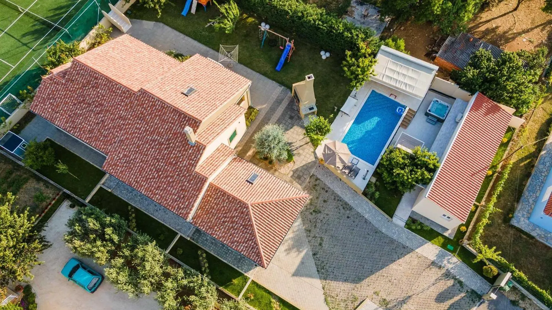 Villa Field Hill With Swimming Pool And Tennis Court Poljica  0*, Poljica (Zadar) Croatia